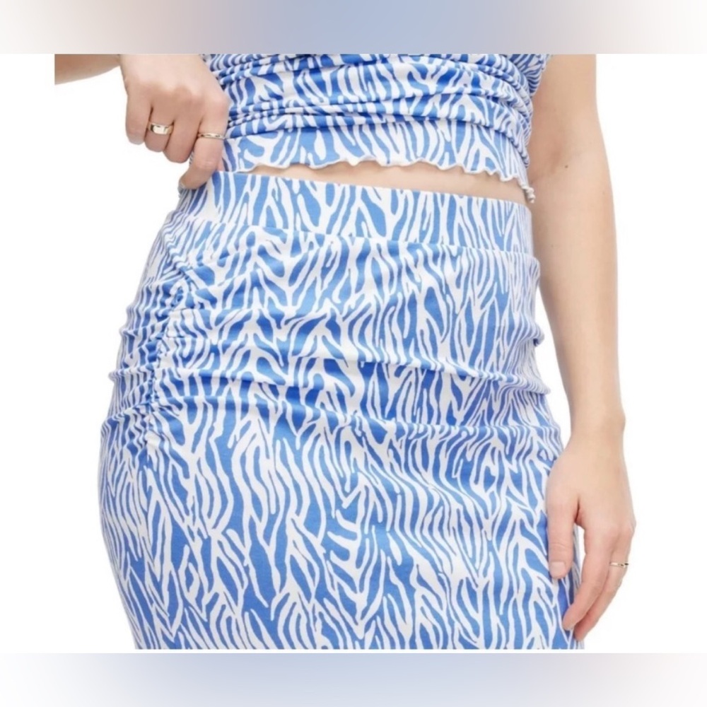 A-Line Blue Skirt -Diane Von Furstenburg X Target